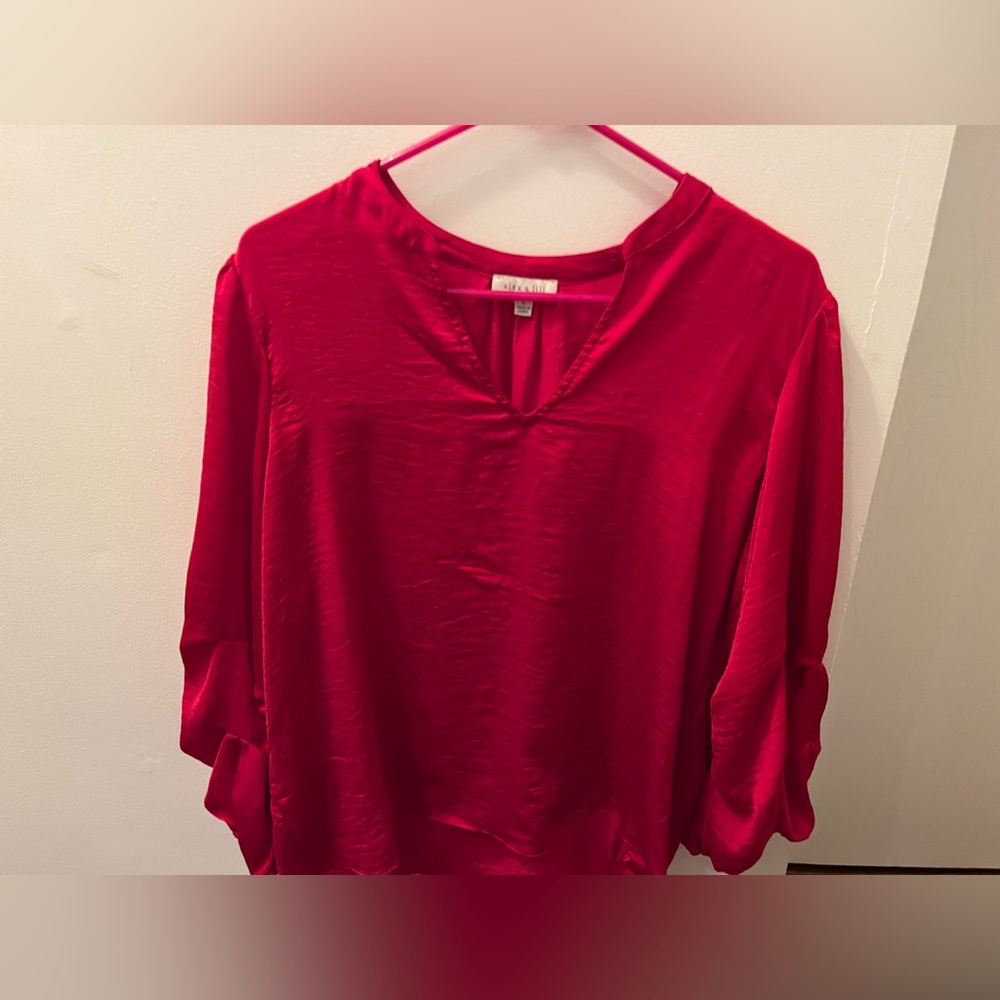 Alex & Lili blouse size large